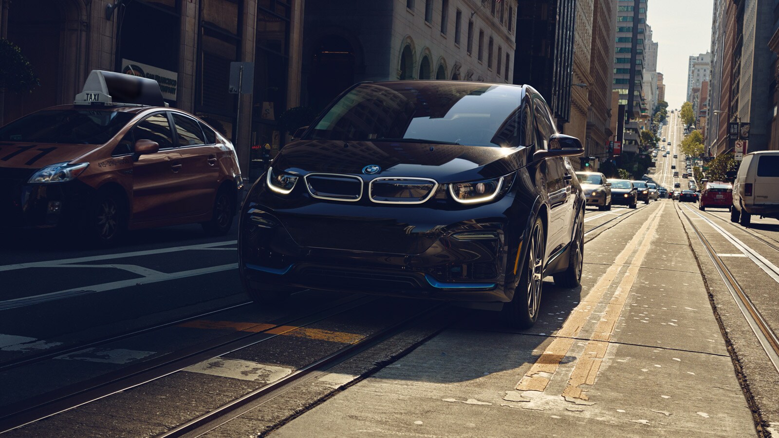2020 BMW i3 Black Exterior Front View 2020 BMW i3 Black Exterior Front View
